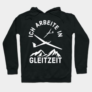 Segelflieger Pilot Gleitzeit Segelflugzeug Soaring Hoodie